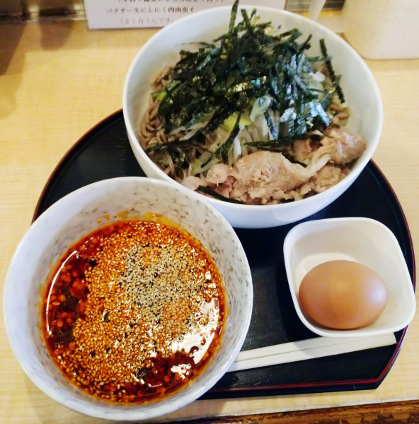 「肉南蛮そば（800円）」@葡萄の牙の写真