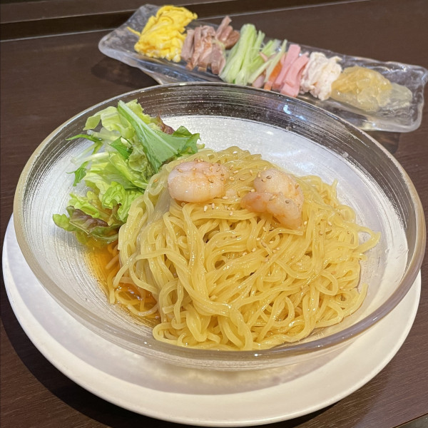 「涼拌麺(元祖冷し中華 醤油だれ)1,540円」@中国料理 龍亭の写真