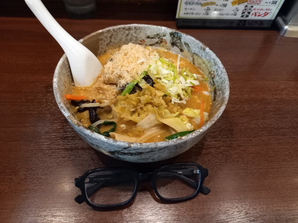 「菜担々麺(サイタンタンメン)サービスデー550円」@パンダ 京浜蒲田店の写真