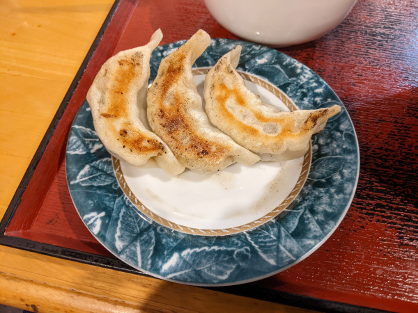 「野菜タンメン(焼餃子3個+半炒飯)：890円」@中華料理 帆の写真
