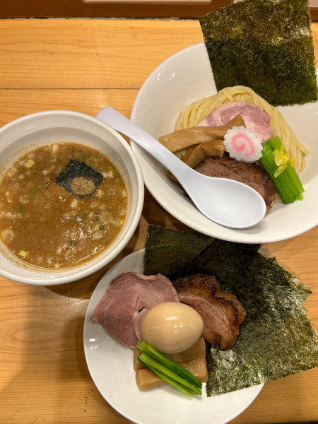 「特上濃厚煮干つけ麺 並盛」@蕾 分家の写真