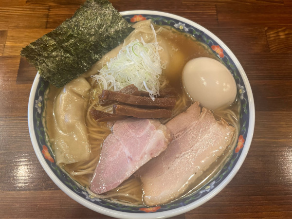 「奈つやのもちもち雲呑味玉中華そば」@奈つやの中華そばの写真