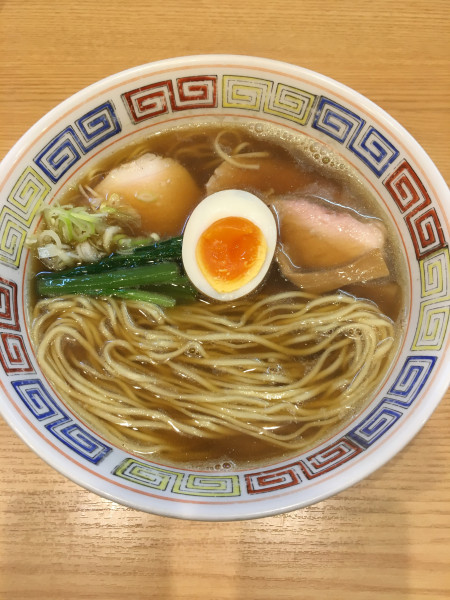 「中華そば(750円)」@ほっこり中華そば もつけの写真