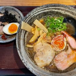 名中そば　魚介たまりしょうゆ　￥１２００