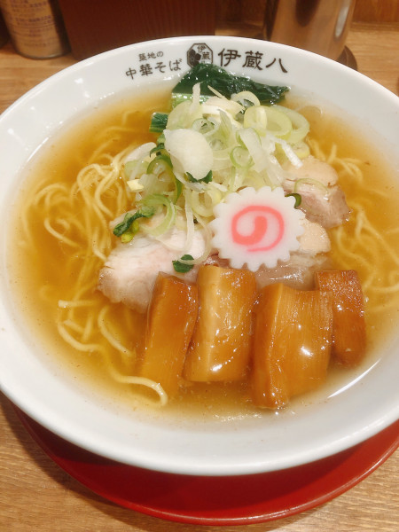 「中華そば　塩」@築地の中華そば 伊蔵八 あざみ野店の写真