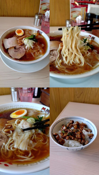 「夏期限定『冷やしワンタンメン(¥1080)』」@ワンタンメンの満月 三鷹店の写真