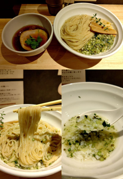 「『山形だし つけそば 醤油+麺増し(¥1200+150)』」@麦処 八と丁の写真