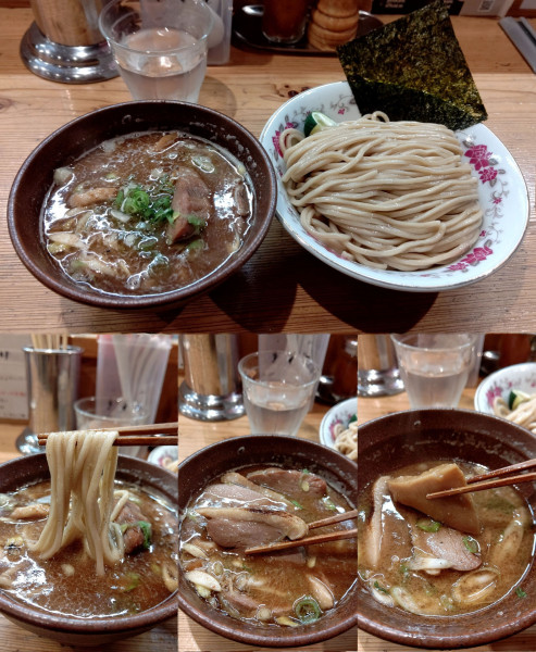 「限定『炙り合鴨白湯つけ麺(￥1100)』」@らーめん いつ樹 本店の写真
