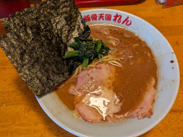 「豚骨天国(850円)」@豚骨らーめん れんの写真