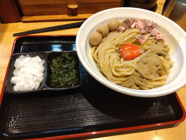 「TKM（卵かけ麺）」@煮干らぁめん 樹鈴の写真