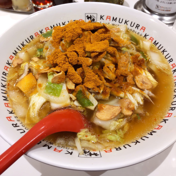 「【季節限定】あぶない激辛スタミナラーメン（￥1,340）」@どうとんぼり神座 アトレ川崎店の写真