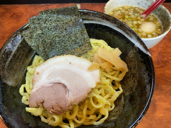 「特製煮干しつけ麺 1100円」@煮干しらーめん 渡辺商店の写真