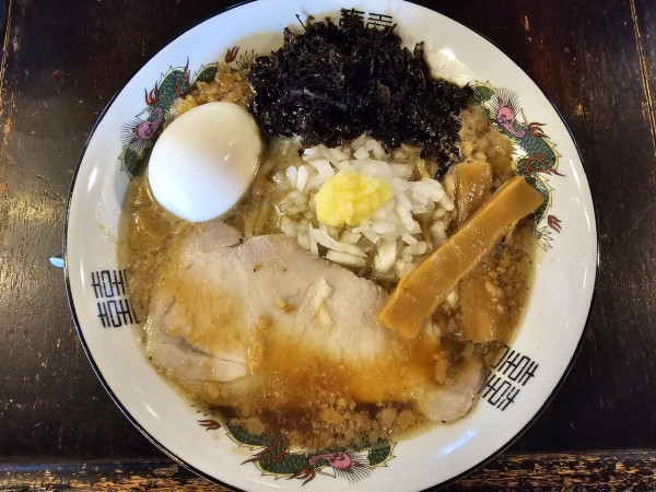 「【限定】セアブラ中華ソバ　1100円」@煮干結社 弘前店の写真