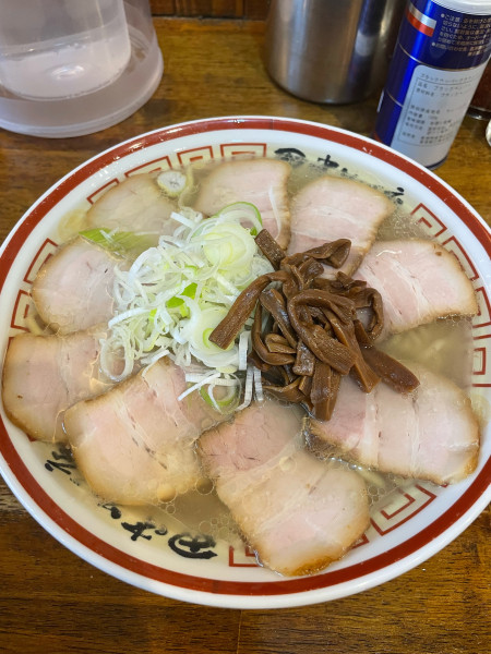 「肉そば（大盛り）」@田中そば店 浅草店の写真