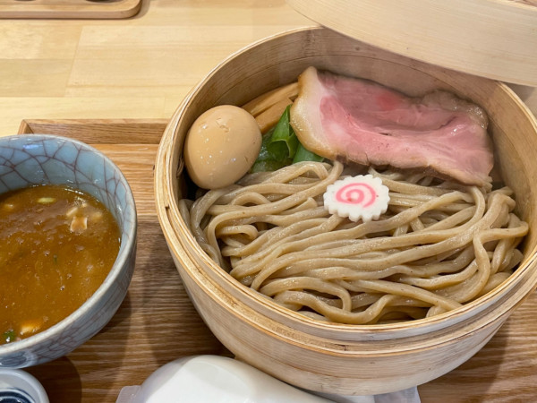 「味玉せいろ蒸しつけそば　￥１１５０」@麺はやしの写真