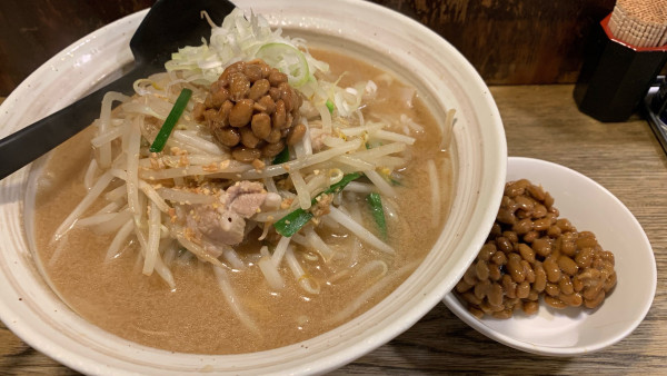 「W納豆+つぶ納豆」@柳家 仙台東口店の写真