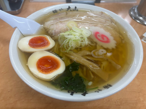 「味玉らーめん」@青竹手打ちラーメン 麺や大山の写真