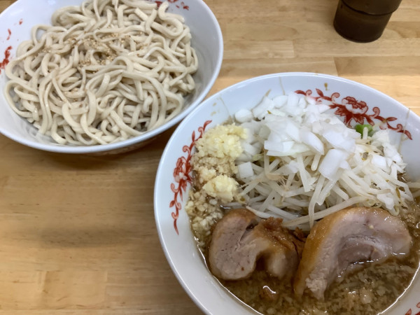 「つけ麺　＋　タマネギ」@ラーメン 登良治郎の写真