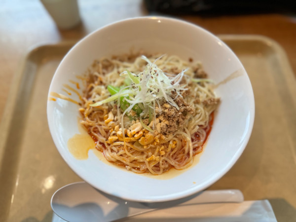 「汁なし黒酢担々麺 1000円」@POPUPラーメン イロドリの写真