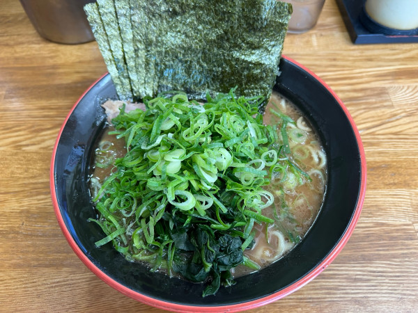 「京都九条ねぎラーメン　のりダブル」@麺家 紫極の写真