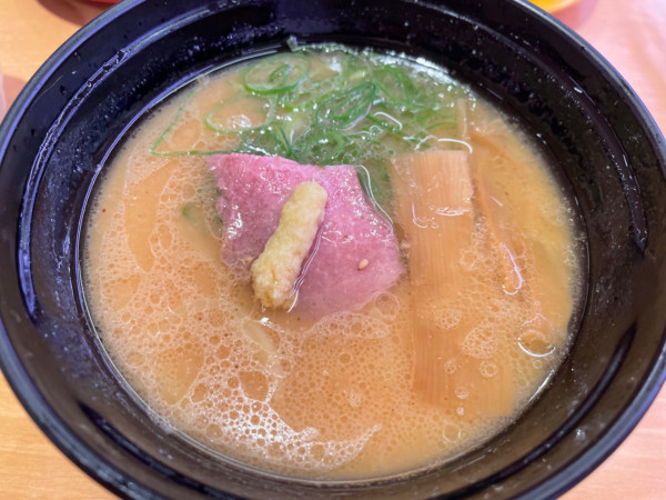 「味噌ラーメン生姜入り」@スシロー 金沢八景店の写真