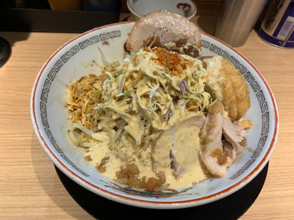 「冷やし中華ミニ豚」@ラーメン豚山 門前仲町店の写真