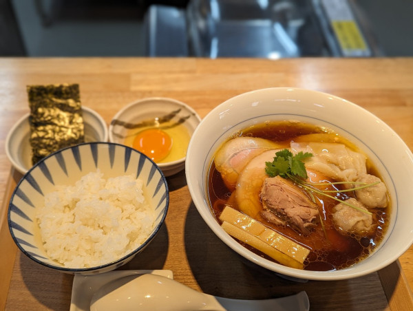 「特製醤油らぁ麺&TKG」@Ramen Masamasaの写真