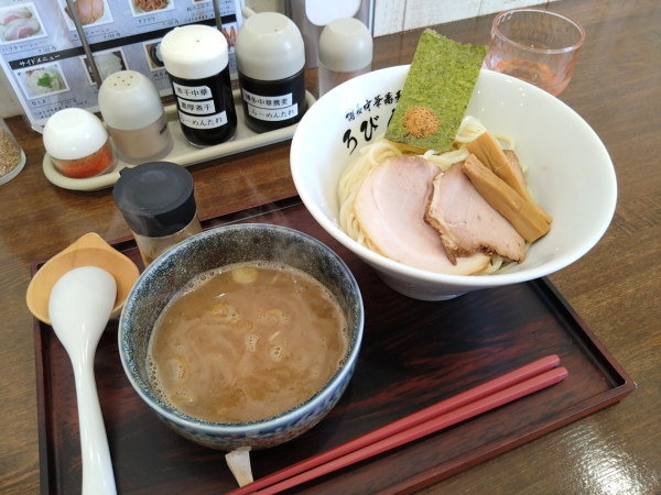 「魚介豚骨つけ麺 大 1000円」@博多中華蕎麦ろびんの写真