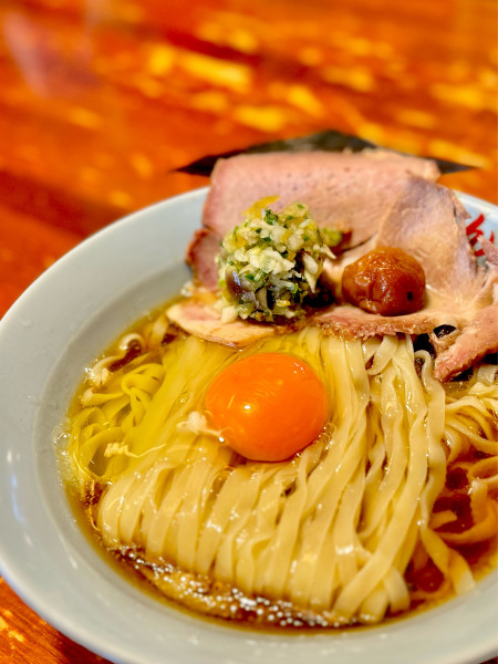 「冷やし昆布水まぜそば850円」@豚骨らーめん れんの写真