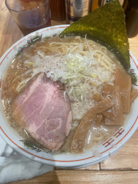 「背脂ラーメン（麺大盛）」@背脂ラーメン チャッチャ亭の写真