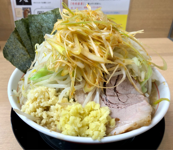 「大ラーメン950円　ネギ100円　海苔50円」@ラーメンハマコー 六浦店の写真