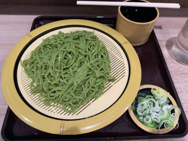 「狭山の茶そば 530円」@狭山そば 所沢店の写真
