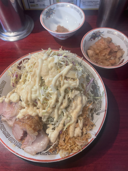 「小冷やし中華　肉油」@豚山 白楽店の写真