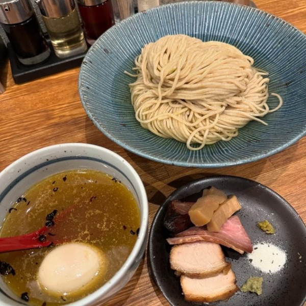 「あおさ水つけそば」@麺処 青野の写真