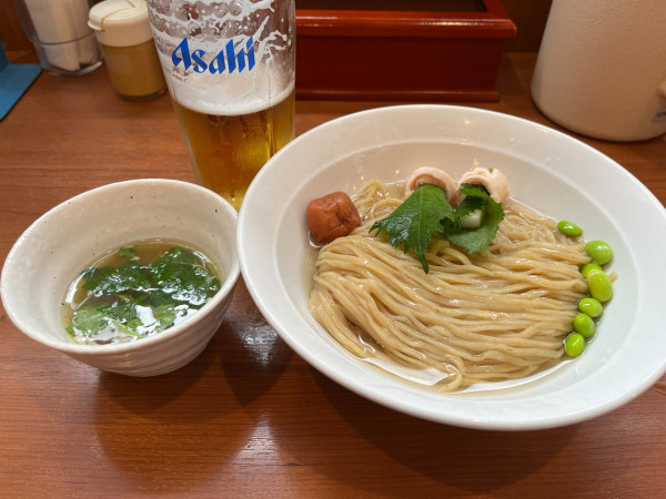 「【限定】羅臼昆布と浅利のつけそば」@中華そば 七麺鳥の写真