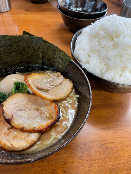 「みーたんMAX 大ライス」@横浜家系  みーたん家の写真