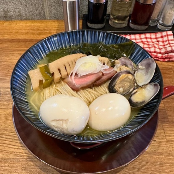 「あさりの春そば」@麺処 青野の写真