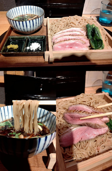 「春夏限定1日30食 紀州鴨せいろ+大盛(¥1730+200)」@鴨中華そば 楓の写真