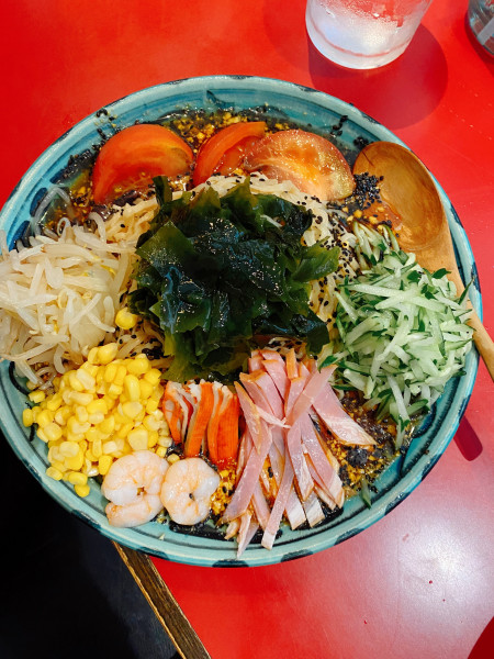 「冷やし中華」@ラーメン桐生 伊勢崎店の写真