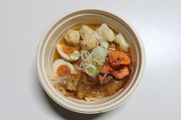 「【緋彩×まるはち】極 濃厚甘えび味噌白湯」@名古屋ラーメンまつり2024の写真