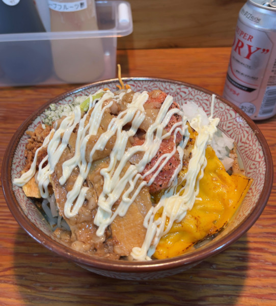 「炙り明太チーズまぜそば」@さなじ ファイナルの写真