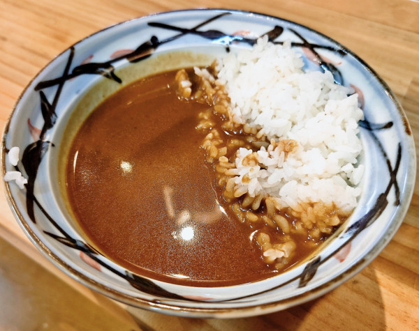 「ぶっかけ＋ミニカレー＋とり天」@甚三 高田馬場店の写真