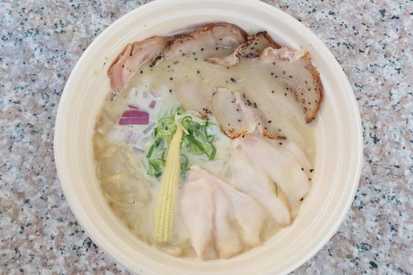 「【つけそば 神宮寺】クリーミー泡二層仕立ての鶏白湯らぁ麺」@名古屋ラーメンまつり2024の写真