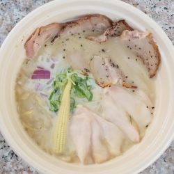 【つけそば 神宮寺】クリーミー泡二層仕立ての鶏白湯らぁ麺