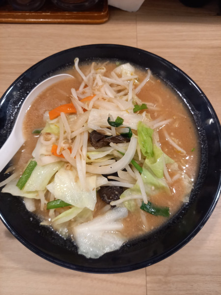 「濃厚味噌タンメン￥1000」@威風 飯田橋店の写真