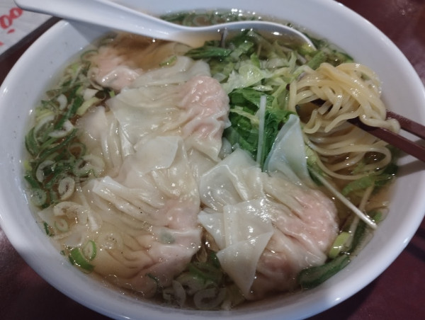 「ワンタン麺(800)」@吉祥楼の写真