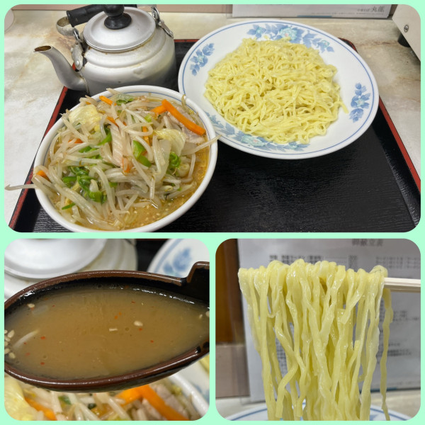 「野菜つけそば(醤油味)¥800」@中華そば 丸龍の写真