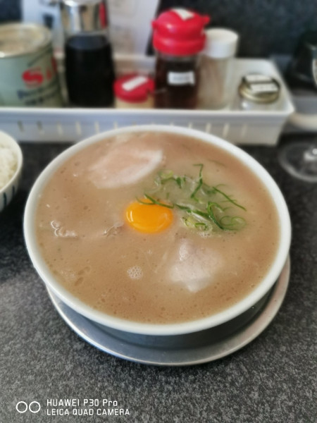 「たまご入りラーメン＋ライス＋干し海苔」@いちげん。の写真