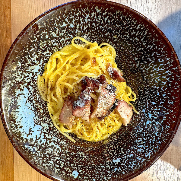 「カルボ玉」@支那蕎麦屋 藤花の写真