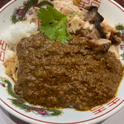 【限定】牛すじサバキーマカレーまぜそば¥1,200